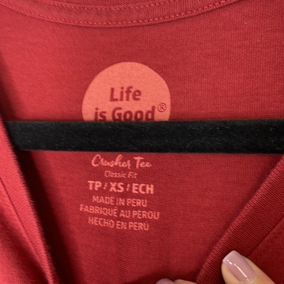𝅺LIFE is good crusher Vneckline t-shirt - Picture 5 of 6